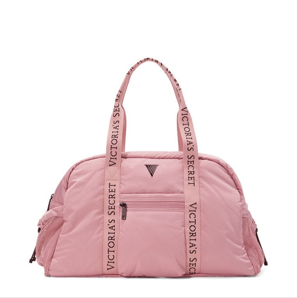 Victoria's Secret Pink Duffel Bag Gym Duffle Travel Tote Weekender Purse